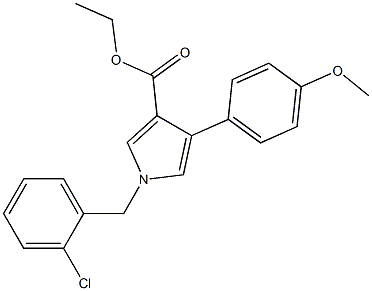 1-(2-Chlorobenzyl)-4-(4-methoxyphenyl)-1H-pyrrole-3-carboxylic acid ethyl ester