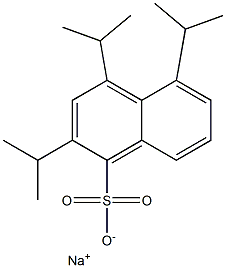 2,4,5-Triisopropyl-1-naphthalenesulfonic acid sodium salt Structure