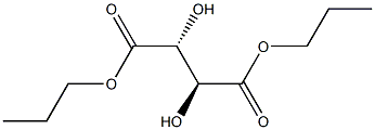 meso-Tartaric acid dipropyl ester,,结构式