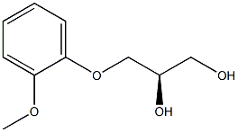 [R,(-)]-3-O-(o-Methoxyphenyl)-L-glycerol Structure