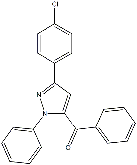 1-Phenyl-3-(4-chlorophenyl)-5-benzoyl-1H-pyrazole