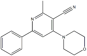 2-Methyl-4-(morpholin-4-yl)-6-phenylpyridine-3-carbonitrile