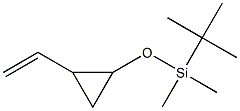 1-(tert-Butyldimethylsilyloxy)-2-ethenylcyclopropane Structure