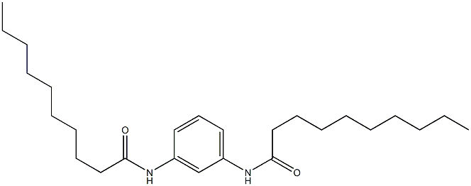 N,N'-Bisdecanoyl-m-phenylenediamine 结构式