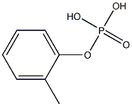 りん酸二水素(2-メチルフェニル) 化学構造式
