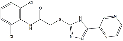 2-[[5-(Pyrazin-2-yl)-4H-1,2,4-triazol-3-yl]thio]-2',6'-dichloroacetoanilide