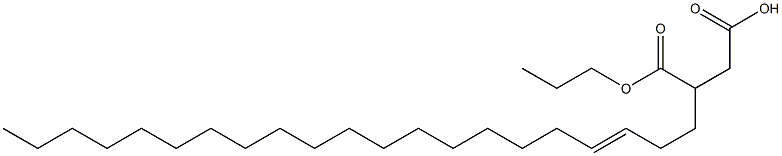 3-(3-Henicosenyl)succinic acid 1-hydrogen 4-propyl ester Structure