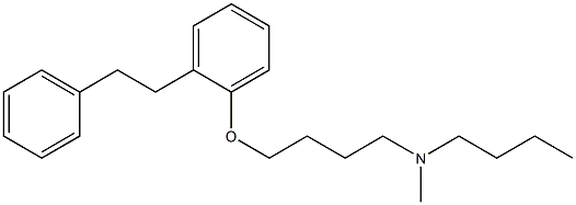 4-[2-(2-Phenylethyl)phenoxy]-N-butyl-N-methylbutan-1-amine|