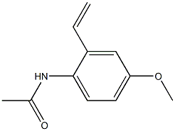 N-(2-Ethenyl-4-methoxyphenyl)acetamide 结构式