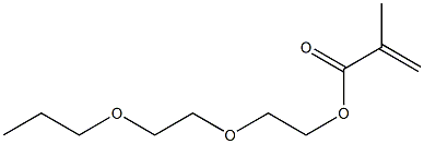 Methacrylic acid 2-(2-propoxyethoxy)ethyl ester,,结构式