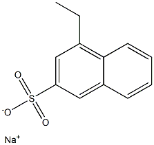 4-Ethyl-2-naphthalenesulfonic acid sodium salt Structure
