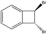 (7R,8R)-7,8-Dibromobicyclo[4.2.0]octane-1,3,5-triene Struktur