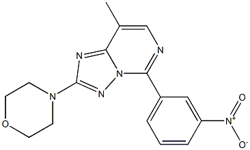  2-Morpholino-5-[3-nitrophenyl]-8-methyl[1,2,4]triazolo[1,5-c]pyrimidine