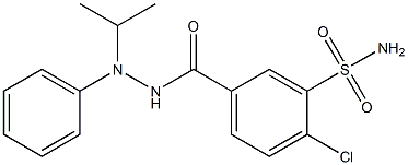  N-[Isopropylphenylamino]-4-chloro-3-sulfamoylbenzamide