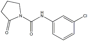 2-Oxo-N-(3-chlorophenyl)pyrrolidine-1-carboxamide 结构式