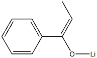 1-Phenyl-1-(lithiooxy)-1-propene Structure