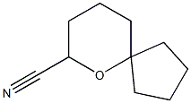6-オキサスピロ[4.5]デカン-7-カルボニトリル 化学構造式