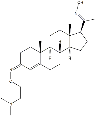 (3Z,20E)-3-[2-(Dimethylamino)ethoxyimino]pregn-4-en-20-one oxime|