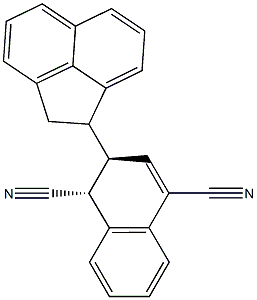 (1S,2R)-2-[(1R)-Acenaphthen-1-yl]-1,2-dihydronaphthalene-1,4-dicarbonitrile Structure
