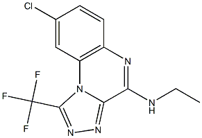 4-Ethylamino-1-trifluoromethyl-8-chloro[1,2,4]triazolo[4,3-a]quinoxaline