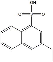 3-Ethyl-1-naphthalenesulfonic acid,,结构式