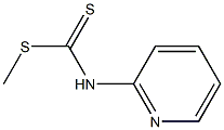 N-(2-Pyridyl)dithiocarbamic acid methyl ester,,结构式