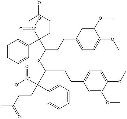 Phenyl[1-nitro-1-(3-oxobutyl)-4-(3,4-dimethoxyphenyl)butan-2-yl] sulfide