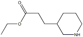 3-(3-Piperidyl)propionic acid ethyl ester Structure