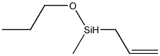Propoxy(methyl)(2-propenyl)silane Struktur