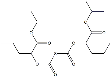 (Isopropoxycarbonyl)(butoxycarbonyl) sulfide,,结构式