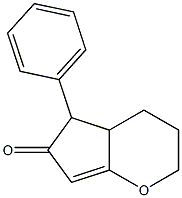 2,3,4,4a-Tetrahydro-5-phenylcyclopenta[b]pyran-6(5H)-one Structure