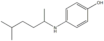 4-(1,4-Dimethylpentylamino)phenol Struktur