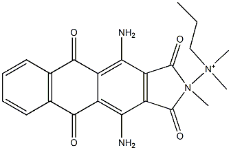  4,11-Diamino-1,3,5,10-tetrahydro-N,N,N-trimethyl-1,3,5,10-tetraoxo-2H-naphth[2,3-f]isoindole-2-propan-1-aminium