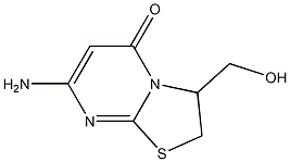 7-Amino-3-(hydroxymethyl)-2,3-dihydro-5H-thiazolo[3,2-a]pyrimidin-5-one Structure