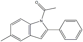 1-Acetyl-2-phenyl-5-methyl-1H-indole|