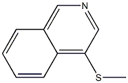 4-(Methylthio)isoquinoline Structure