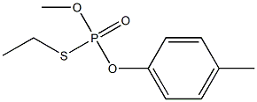 Thiophosphoric acid S-ethyl O-(4-methylphenyl)O-methyl ester,,结构式