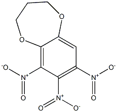 6,7,8-Trinitro-3,4-dihydro-2H-1,5-benzodioxepin Structure