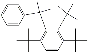 2-(2,3,6-Tri-tert-butylphenyl)-2-phenylpropane,,结构式