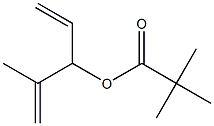 Pivalic acid 2-methyl-1,4-pentadien-3-yl ester Structure