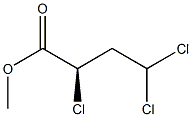 (R)-2,4,4-Trichlorobutanoic acid methyl ester Structure