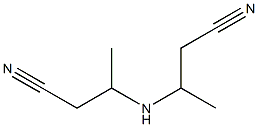 3,3'-Iminobis(butyronitrile) 结构式