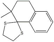2,2-Dimethylspiro[tetralin-1,2'-[1,3]dithiolane] Struktur