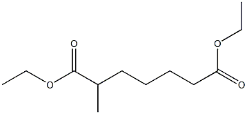 2-メチルピメリン酸ジエチル 化学構造式