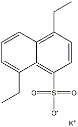 4,8-Diethyl-1-naphthalenesulfonic acid potassium salt,,结构式