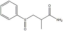 2-Methyl-3-(phenylsulfinyl)propanamide