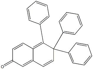 5,6,6-Triphenylnaphthalen-2(6H)-one,,结构式