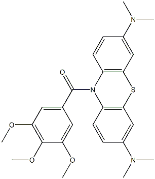 10-(3,4,5-Trimethoxybenzoyl)-3,7-bis(dimethylamino)-10H-phenothiazine