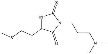 3-[3-(Dimethylamino)propyl]-5-[2-(methylthio)ethyl]-2-thioxoimidazolidin-4-one