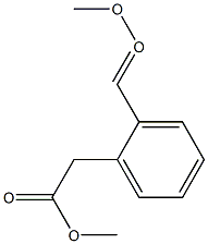 (o-Methoxycarbonylphenyl)acetic acid methyl ester Structure